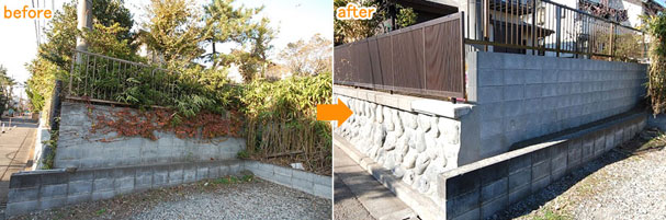 神奈川県 藤沢市 庭園 造園 リノベーション施工例